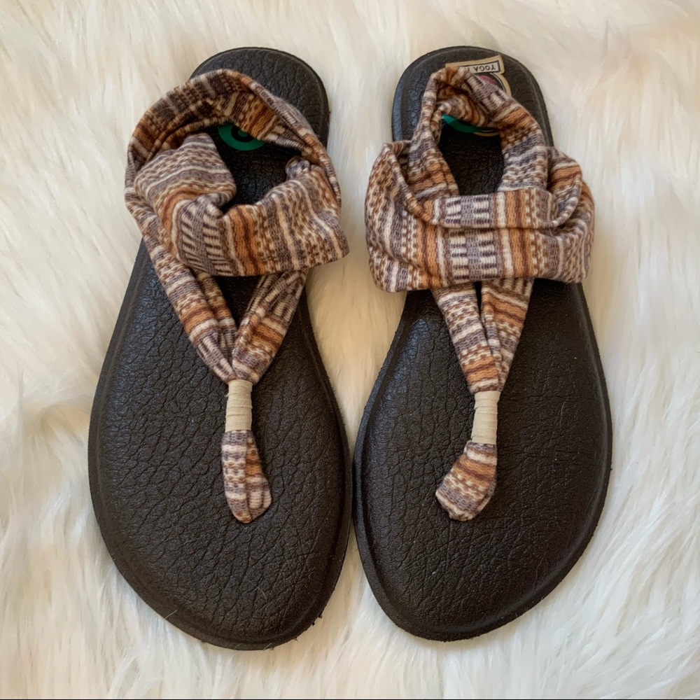 Sanuk Yoga Mat Sandals - Size 8 - Picture 3 of 7